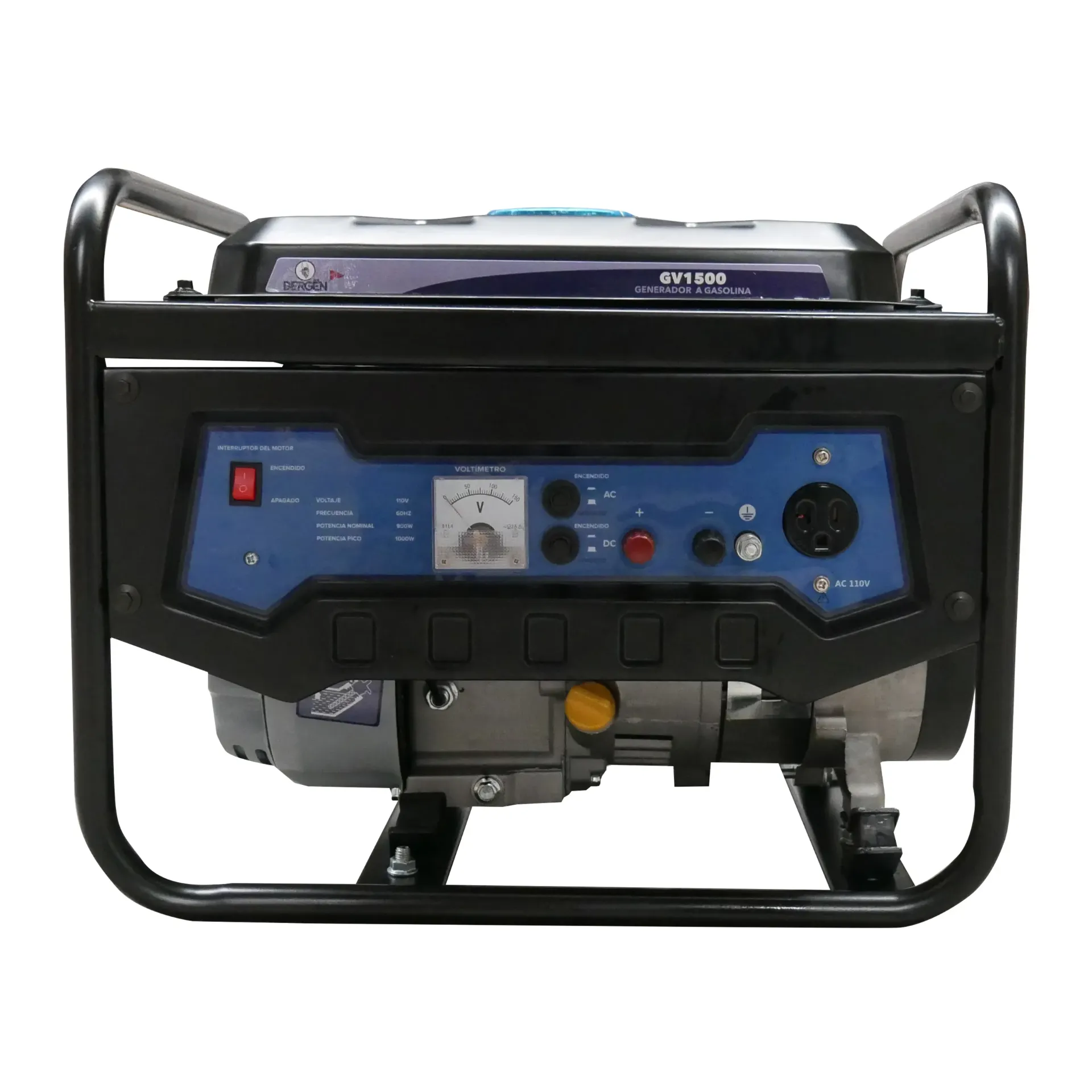 Generador de luz bergen 1000w c/motor gas. 2.4hp