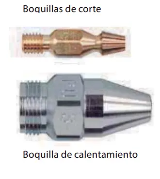 BOQUILLA DE CORTE 89PUZ 25-40MM BUTANO