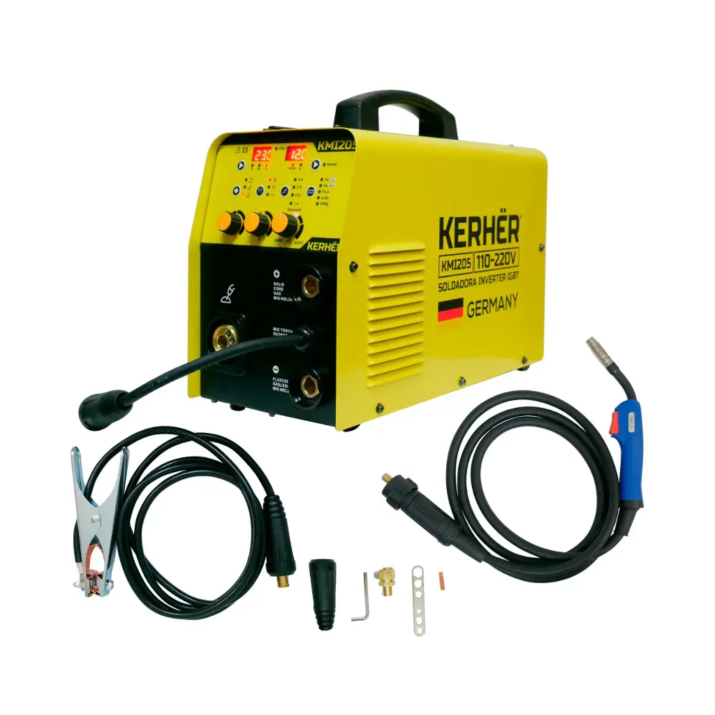 [KMI205] SOLDADORA INVERSORA MIG-MMA 205AMP