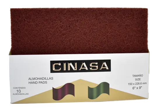 Fibra scotch marron(ALMOHADILLA MARRON GRANO FINO)