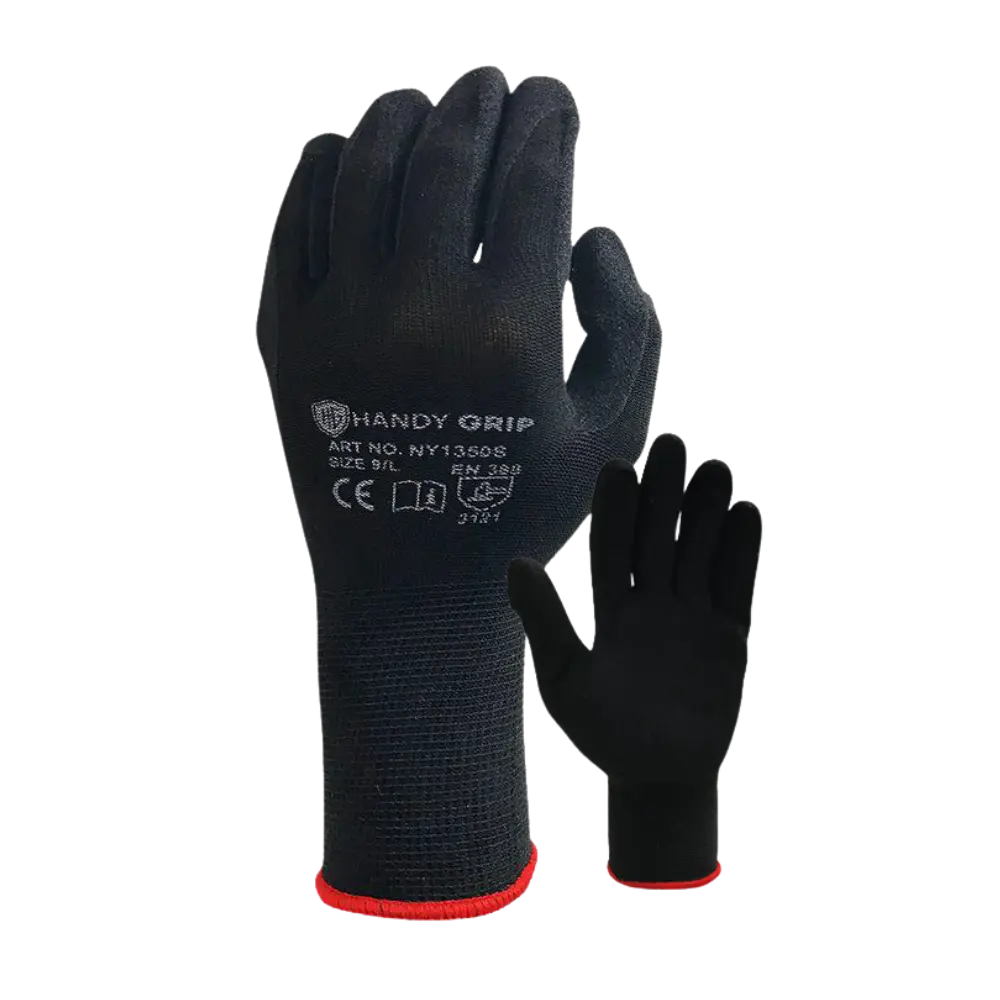 [SINSIN87593'7] Guante nylon con palma de nitrilo liso handy talla 7