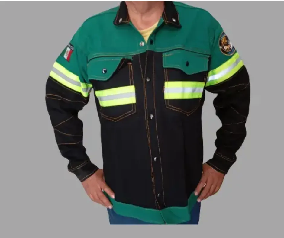 CAMISOLA VERDE C REFLEJANTE  XL