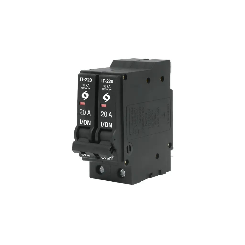 [46704] Interruptor de 2 polos 20A, enchufable, VOLTECK 