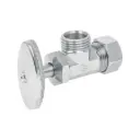 Llave angular de 1/2', de compresión, barrilito, FOSET 