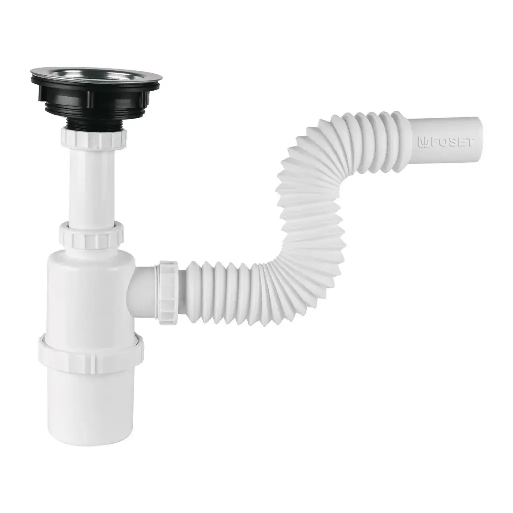 [49506] Céspol de bote con contracanasta de acero inox. p/fregadero 