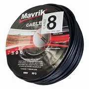 Cable Electrico THW #8 100m Mavrik Adir Color Negro 
