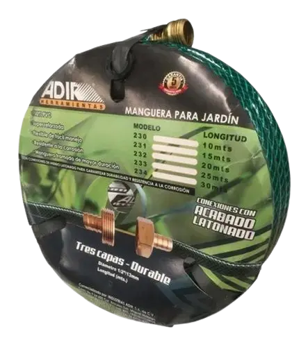 Manguera jardín 1/2" 10 m Adir 