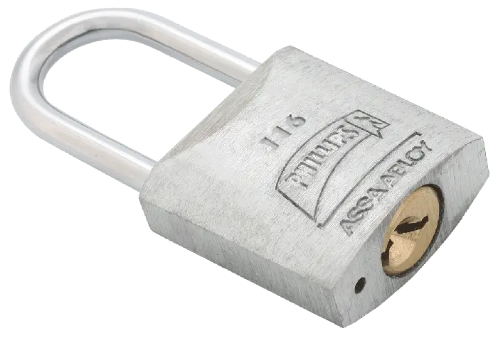 Candado metálico Phillips 116 gancho largo 