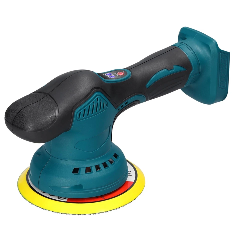 Pulidora coche inalambrica 6in 21V 2 baterías 8 velocidades 5500RPM detalles