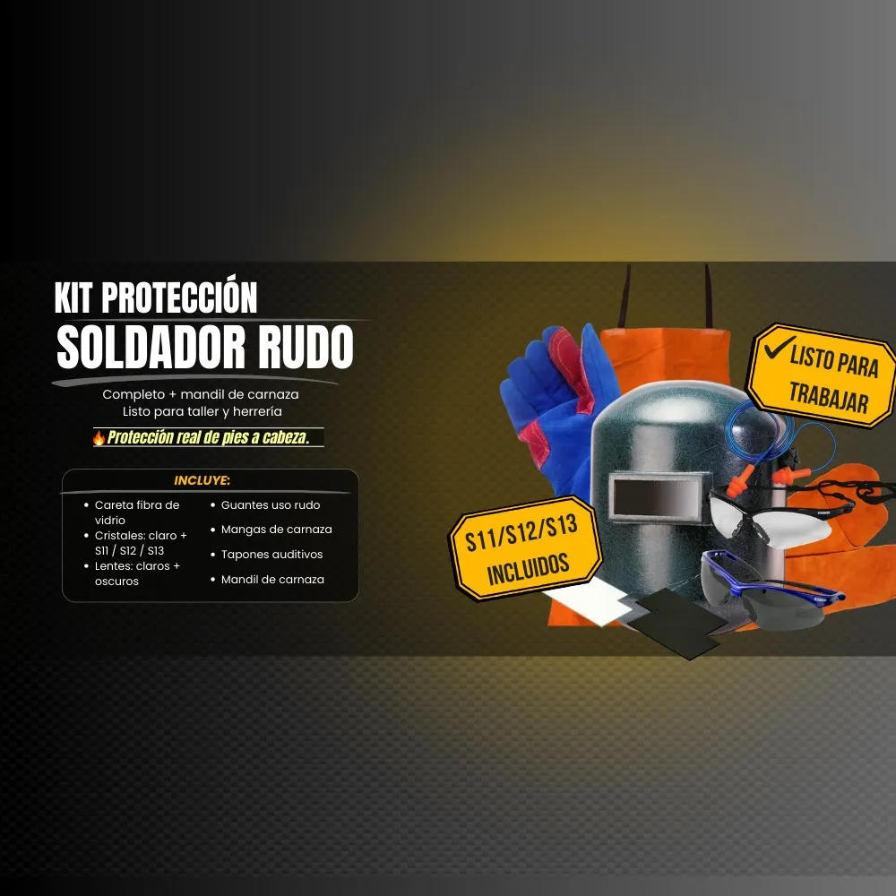 KIT PROTECCION SOLDADOR RUDO